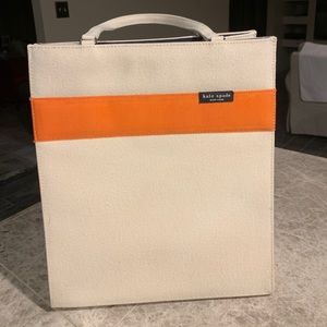 Vintage Kate Spade ♠️ Canvas Natural/ Or Handbag